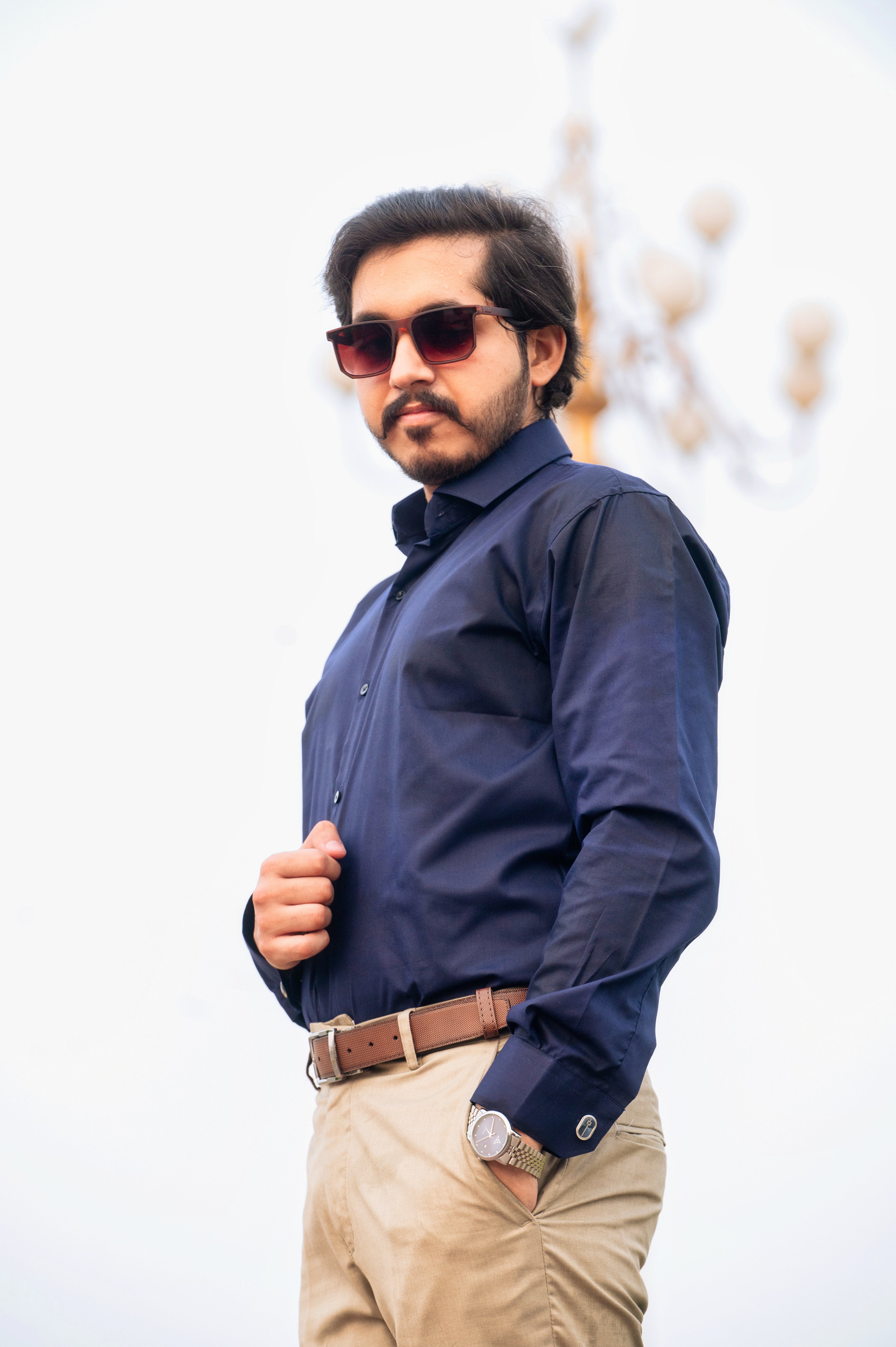 Classic Formal Shirt – Navy Blue